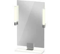 Duravit Sivida miroir, chrome, 450x36x650mm, éclairage à poser, interrupteur à détecteur, raccordement au réseau, SV7420010180000, SV7420010180000, Colorazione: Bianco Opaco