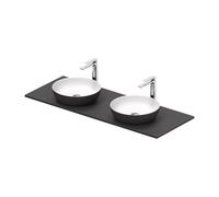 Duravit Sivida top con lavabo doppio, 268016FI00, Sivida [Mobili da Bagno > Top con Doppio Lavabo da Appoggio]