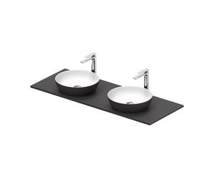 Duravit Sivida top con lavabo doppio, 268016FI00, Sivida [Mobili da Bagno > Top con Doppio Lavabo da Appoggio]