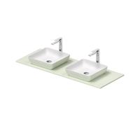 Duravit Sivida top con lavabo doppio, 268021FH00, Sivida [Mobili da Bagno > Top con Doppio Lavabo da Appoggio]