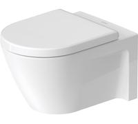 Duravit Starck 2 - Vaso sospeso, 370 mm x 540 mm, bianco - vaso, con WonderGliss 25340900001