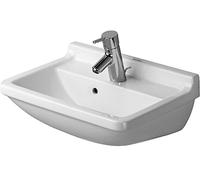 Duravit Starck 3 lavabo 50x36 cm rettangolare a parete bianco lucida 0300500000