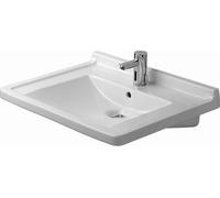Lavabo Duravit Starck 3 Vital 70cm, 1 foro per rubinetto, Colorazione: Bianco con Wondergliss - 03097000001