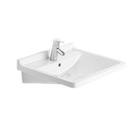 Lavabo Duravit Starck 3 Vital 60cm, 1 foro per rubinetto, colorazione: Bianco con Wondergliss