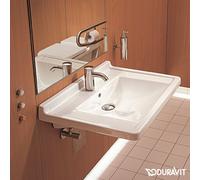 Lavabo Duravit Starck 3 Vital 70cm, 1 foro per rubinetto, Colorazione: Bianco con Wondergliss - 03097000001