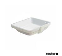 Duravit Starck 3 - Lavabo ad incasso 430x430 mm, senza foro per miscelatore, bianco 0305430000