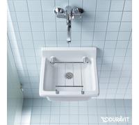 Lavello Duravit Starck 3 48cm, senza foro per il rubinetto, colorazione: Bianco con Wondergliss