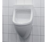 Duravit Urinal Starck 3, ingresso da dietro, aspirazione, senza coperchio, bianco, colorazione: Bianco con Wondergliss