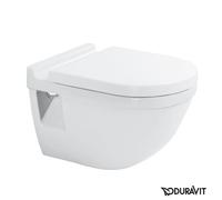 Duravit WC a parete Starck 3 54cm, distanza di fissaggio 230mm, Colorazione: Bianco - 2206090000