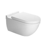 WC sospeso Duravit Starck 3, lavastoviglie, per sedile WC SensoWash, colorazione: Bianco