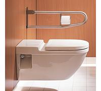 Duravit WC a parete Starck 3 Vital 70cm, senza barriere, Colorazione: Bianco con Wondergliss - 22030900001