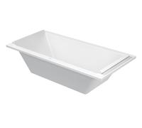 Duravit Starck Baignoires rectangulaires, à encastrer, écoulement central, 2 pentes de dos, 1900x900mm, blanc, 700340000000000, 700340000000000