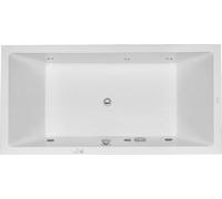 Duravit Whirlpool Starck 1800x900mm versione da incasso con due pendenze posteriori, sistema a getto