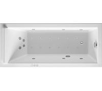 Duravit Starck Bains à remous, à encastrer, simple dos, bâti-support, garniture de vidage et de trop-plein chrome, Combi-Système P, 1600x700mm, 760333000CP1000, 760333000CP1000