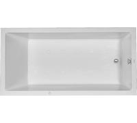 Duravit Starck Bains à remous, version à encastrer, simple dos, bâti-support, garniture de vidage et de trop-plein chrome, Air-System, 1800x900mm, 760050000AS0000, 760050000AS0000