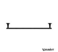 Duravit Starck T portasciugamani da bagno, 610 mm, 009942, Colorazione: Nero opaco - 0099424600