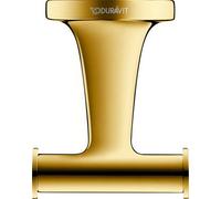 Gancio per asciugamani Duravit Starck T, doppio, 009930, Colorazione: Oro lucido