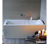 Vasca da bagno rettangolare Duravit Starck 170x70cm, uno schienale inclinato, 700334, versione da incasso - 700334000000000