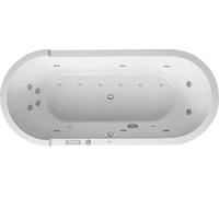 Duravit Starck Whirlpool ovale, versione da incasso, Combi-System E, 1800 x 8...