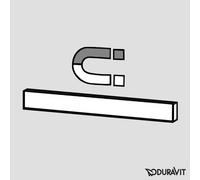Duravit striscia magnetica per armadietto a specchio, UV970900000, Universal acciaio inox levigato [Armadietti a Specchio > Accessori per Armadietti a Specchio]