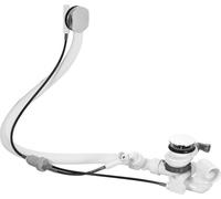 Duravit supplément pour garniture d'écoulement et de trop-plein avec arrivée au sol, chrome, 791227000001000, 791227000001000