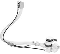 Duravit supplément pour garniture d'écoulement et de trop-plein avec arrivée au sol, pour baignoires balnéo en pose libre, chrome, 791229000001000, 791229000001000