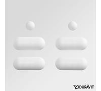 Duravit tampone per sedile WC, 1001770000, Universal bianco [WC > Ricambi WC]