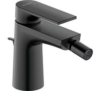 Miscelatore per bidet Duravit Tulum, con scarico a scomparsa, sporgenza 126 mm, TU2400001, Colorazione: Nero opaco