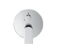 Duravit Tulum mitigeur de douche encastré, rosace ronde, avec inverseur, TU4210012010, TU4210012010, Colorazione: cromo