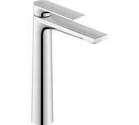 Duravit Tulum Rubinetto bagno lavabo, Taglia XL (altezza bocca 222 mm), Miscelatore lavabo bagno senza saltarello, cromo