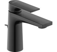 Duravit Tulum Mitigeur monocommandé pour lavabo S, saillie 110mm, avec tirette garniture d'écoulement, TU1010001046, TU1010001046, Colorazione: Nero opaco