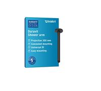 Duravit Universal braccio soffione, UV0670026046, Universal nero opaco [Rubinetteria Bagno > Soffioni Doccia]