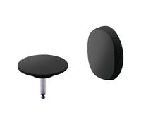 Duravit Universal copertura per set scarico con troppopieno, 792523000004600, Universal nero opaco [Rubinetteria Bagno > Sistemi di Scarico]