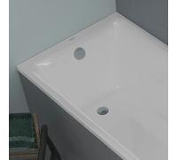 Duravit Universal copertura per set scarico e troppopieno, 792523000007000, Universal acciaio inox spazzolato [Rubinetteria Bagno > Sistemi di Scarico]