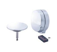 Duravit Universal copertura per set scarico e troppopieno con bocca di erogazione vasca, 792524000001000, Universal cromo [Rubinetteria Bagno > Sistemi di Scarico]