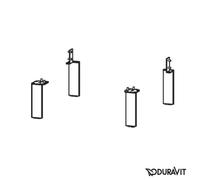 Duravit Universal piede base per mobile sottolavabo, UV999200000, Universal alluminio opaco [Mobili da Bagno > Accessori per Mobili da Bagno]