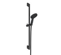 Duravit Universal set doccia con asta saliscendi, 3 tipi di getto, UV0680003046, Universal nero opaco [Rubinetteria Bagno > Set Doccia]