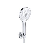 Duravit Universal set doccia, 3 tipi di getto, UV0712001005, Universal cromo/bianco [Rubinetteria Bagno > Set Doccia]