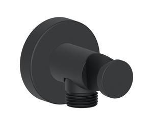 Duravit Universal supporto doccetta con attacco per tubo flessibile, UV0630009046, Universal nero opaco [Rubinetteria Bagno > Prese d‘Acqua]