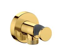 Duravit Universal supporto doccetta con collegamento tubo flessibile, UV0630009034, Universal oro [Rubinetteria Bagno > Prese d‘Acqua]
