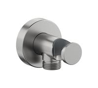 Duravit Universal supporto doccetta con collegamento tubo flessibile, UV0630009070, Universal acciaio inox spazzolato [Rubinetteria Bagno > Prese d‘Acqua]