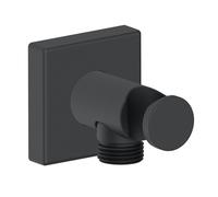 Duravit Universal supporto doccetta con collegamento tubo flessibile, UV0630010046, Universal nero opaco [Rubinetteria Bagno > Prese d‘Acqua]