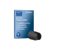 Duravit Universal Supporto doccia, Supporto doccetta per doccia a mano, Staffa supporto doccia, nero opaco