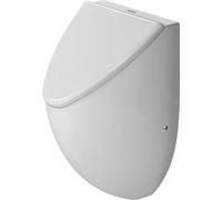 Orinatoio Duravit Fizz, aspirazione da dietro, per coperchio, bianco, Colorazione: Bianco con Wondergliss - 08233500001