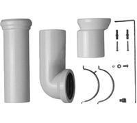 Set di collegamento Duravit Vario per WC con uscita Vario, con eccentrico incluso