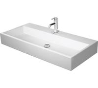 Duravit Vero Air Lavabo 100x47cm, sans trop-plein, avec table de robinetterie, 1 trou de robinet, rectifié, 23501000711, 23501000711, Colorazione: Bianco con Wondergliss