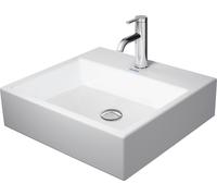 Duravit Vero Air meuble lavabo 50x47cm, sans trop-plein, avec table de robinetterie, 1 trou de robinet, 2350500041, 2350500041, Colorazione: Bianco