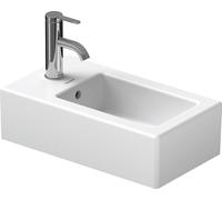 Duravit Vero lave-mains 25 cm, avec trop-plein, avec banc à trou pour robinet, 1 trou pour robinet, blanc, 0702250000, 0702250000, Colorazione: Bianco
