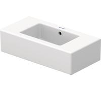 Duravit Vero lave-mains, 50x25cm, 2 trous de robinetterie prépercés à gauche et à droite, avec trop-plein, 0703500000, 0703500000, Colorazione: Bianco
