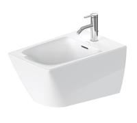 Duravit Viu bidet mural 229215, 370x570 mm, avec trop-plein, avec table de robinetterie, 2292150000, 2292150000, Colorazione: Bianco